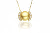 Roma Champagne Pearl Pendant by Kyllonen