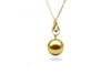 Flame South Sea Gold Pearl Pendant-Kyllonen