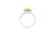 1ct Double Halo Yellow Diamond Ring