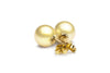 Light Gold Pearl Earrings by Kyllonen
