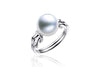 Square Knot South Sea Pearl Ring