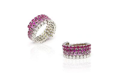 Passion Diamond & Sapphire Wrap Ring-Kyllonen