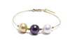 Orbit 3 Sea Pearls Bracelet