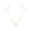 Double Layer Smile Freshwater Pearl Necklace