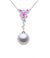 Butterfly South Sea White Pearl Pendant