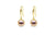 Hook Color Freshwater Pearl Earrings