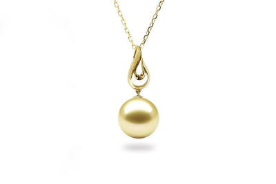 Flame South Sea Gold Pearl Pendant-Kyllonen