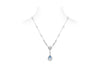 Charming Aquamarine and Pearl Necklace
