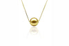 Solo Gold Pearl Necklace-Kyllonen