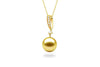 Elegance South Sea Gold Pearl Pendant-Kyllonen