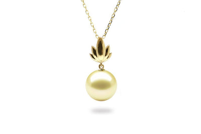 Bloom South Sea Gold Pearl Pendant-Kyllonen