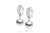 Paris Blue-Silver Akoya Pearl Earrings