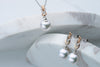 Square Knot South Sea White Pearl Series by Kyllonen