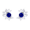 Starburst Sapphire Earrings