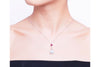 Dalliance Ruby and South Sea White Pearl Pendant-Kyllonen