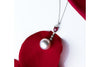 Dalliance Ruby and South Sea White Pearl Pendant-Kyllonen
