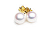White Freshwater Pearl Stud Earrings 2 by Kyllonen