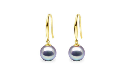 Hook Color Freshwater Pearl Earrings-Kyllonen
