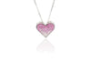 Passion Heart Diamond & Sapphire Pendant-Kyllonen