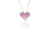 Passion Heart Diamond & Sapphire Pendant