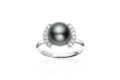 Roma Black Pearl Ring